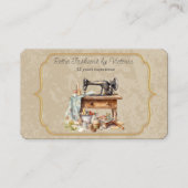 Carte De Visite Mode rétro Seamstress (Devant)