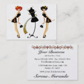 Carte De Visite Mode / Seamstress / Gestion du poids (Devant / Derrière)