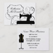 Carte De Visite Mode / Seamstress - SRF (Devant / Derrière)