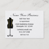 Carte De Visite Mode / Seamstress - SRF (Dos)