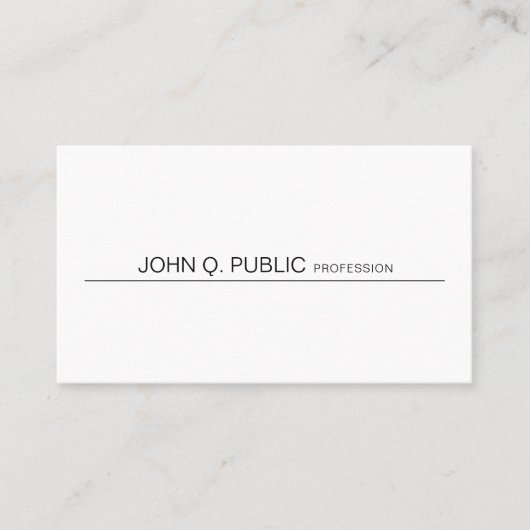 Carte De Visite Mode Smart Moderne Professionnel Graphique (Devant)