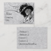 Carte De Visite Mode victorienne (Devant / Derrière)