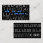 Carte De Visite Mode vii (Devant / Derrière)