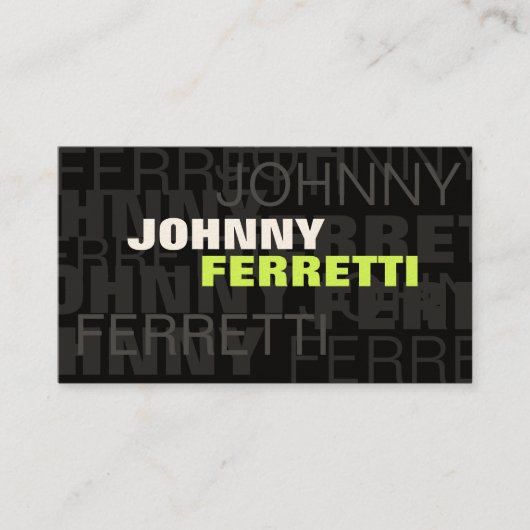 Carte De Visite Mode viii (Devant)