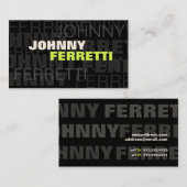 Carte De Visite Mode viii (Devant / Derrière)