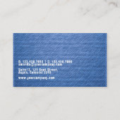 Carte de visite mode Zèbre Glam Chic (Dos)