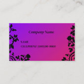 CARTE DE VISITE modèle (Devant)