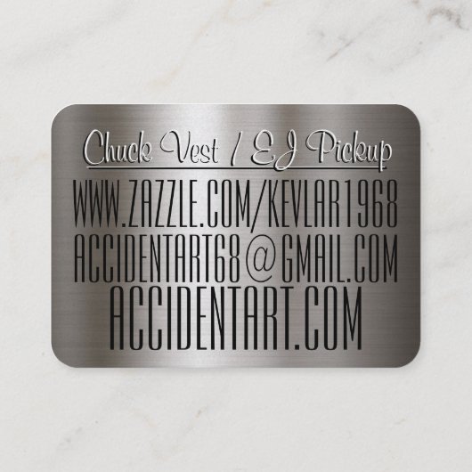 carte de visite modèle (Dos)