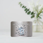 carte de visite modèle (Debout devant)