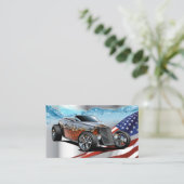 Carte de visite modèle (Debout devant)