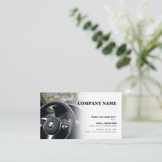 carte de visite modèle (Debout devant)