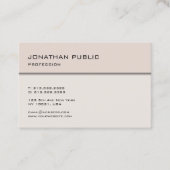 Carte De Visite Modèle à la mode de conception élégante (Devant)