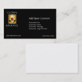 Carte De Visite Modèle Abstrait de Logos comiques (Devant / Derrière)