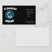 Carte De Visite Modèle Abstrait de Logos comiques (Devant / Derrière)