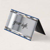 Carte de visite Modèle barbier (Dos)