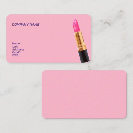 CARTE DE VISITE MODÈLE BASIC (Devant / Derrière)