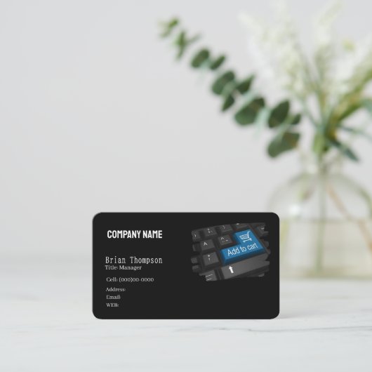 CARTE DE VISITE MODÈLE BASIC, vente (Debout devant)