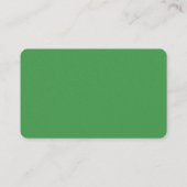 Carte de visite Modèle blanc de base avec bleu (Dos)