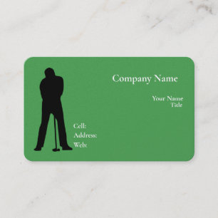 Carte de visite Modèle blanc de base avec bleu