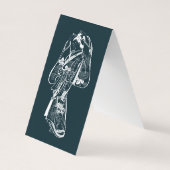 Carte De Visite modèle calendrier de l'art japonais 2020 (Dos)