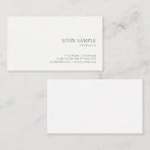 Carte De Visite Modèle chic professionnel élégant de conception (Devant / Derrière)