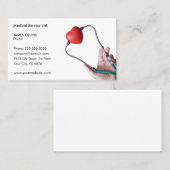 Carte De Visite Modèle Classic Medical Doctor Business Card (Devant / Derrière)