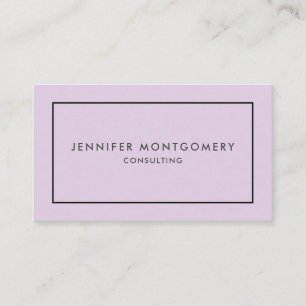Carte De Visite MODÈLE commercial LILAC