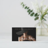 Carte De Visite Modèle d'arome de parfum de parfum de salon de (Debout devant)