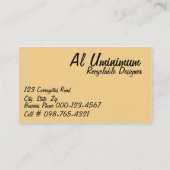 Carte De Visite Modèle d'artefacts de bordure de Motif de treillis (Dos)