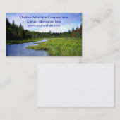 Carte De Visite Modèle d'aventure extérieur (Devant / Derrière)