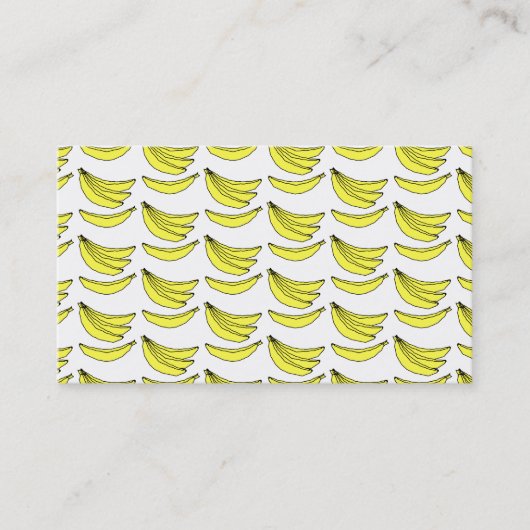 Carte De Visite Modèle de banane (Devant)