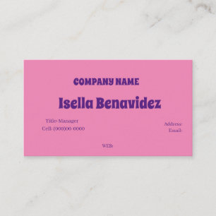 CARTE DE VISITE MODÈLE DE BASE