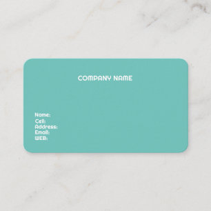 CARTE DE VISITE MODÈLE DE BASE