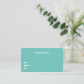 CARTE DE VISITE MODÈLE DE BASE (Debout devant)