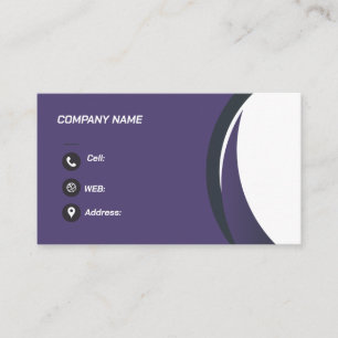 CARTE DE VISITE MODÈLE DE BASE
