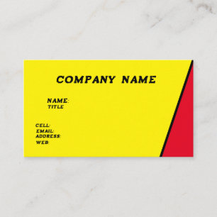 CARTE DE VISITE MODÈLE DE BASE