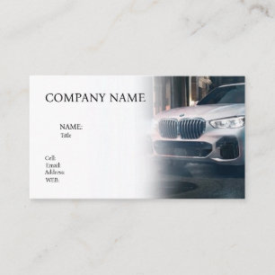 CARTE DE VISITE MODÈLE DE BASE entreprise