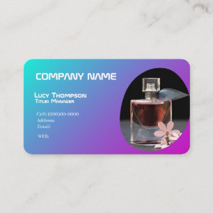 CARTE DE VISITE MODÈLE DE BASE, MAGASIN DE PARFUMS