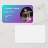 CARTE DE VISITE MODÈLE DE BASE, MAGASIN DE PARFUMS (Devant / Derrière)