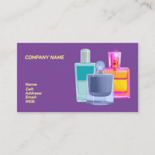 CARTE DE VISITE MODÈLE DE BASE parfums