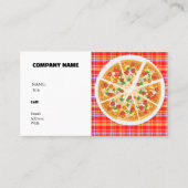 CARTE DE VISITE MODÈLE DE BASE PIZZA (Devant)