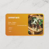 CARTE DE VISITE MODÈLE DE BASE ,taqueria (Devant)