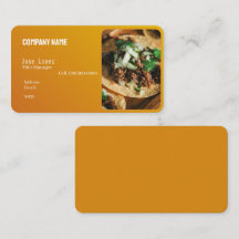 CARTE DE VISITE MODÈLE DE BASE ,taqueria