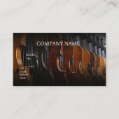 CARTE DE VISITE MODÈLE DE BASE, VIOLON (Devant)