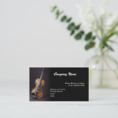 CARTE DE VISITE MODÈLE DE BASE Violon, Musique (Debout devant)