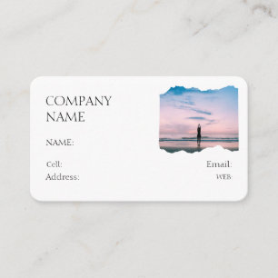 CARTE DE VISITE MODÈLE DE BASE yoga