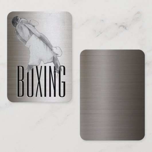 Carte de visite Modèle de boîte  (Devant / Derrière)