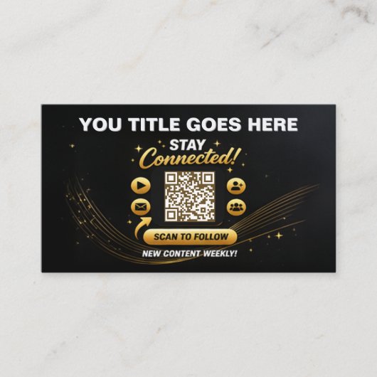 Carte De Visite Modèle de conception de code QR pour la connexion  (Devant)