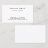 Carte De Visite Modèle de conception d'élite de style classique vi (Devant / Derrière)