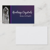 Carte De Visite Modèle de cristal de guérison de la photographie (Devant / Derrière)